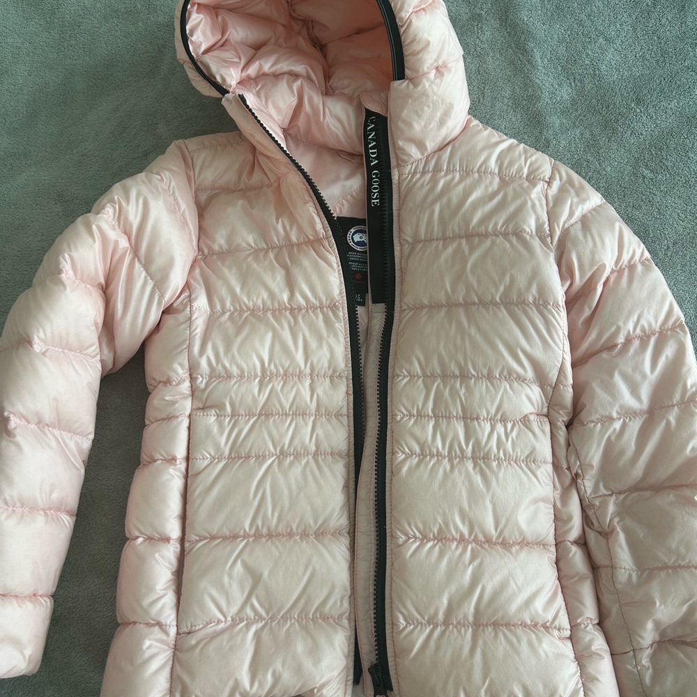 Canada Goose Light Pink Kids Puffer Jacket